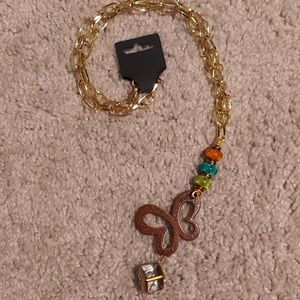 Gold Necklace Butteefly Beats